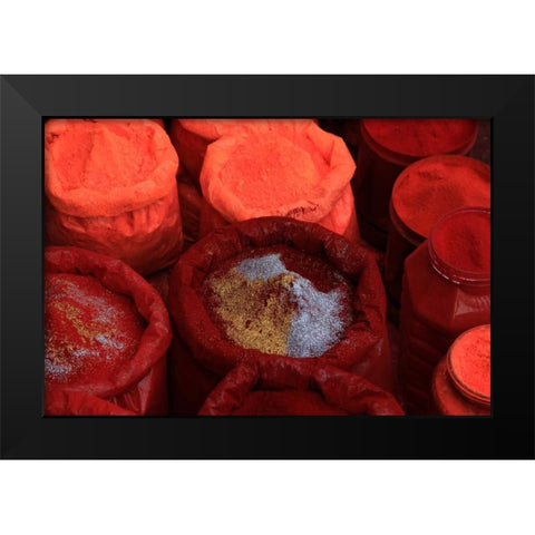 Global Spice 3 Black Modern Wood Framed Art Print by Rauscher, Michel