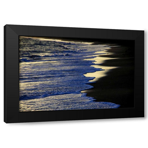 Sunset Enchantment 2 Black Modern Wood Framed Art Print with Double Matting by Rauscher, Michel