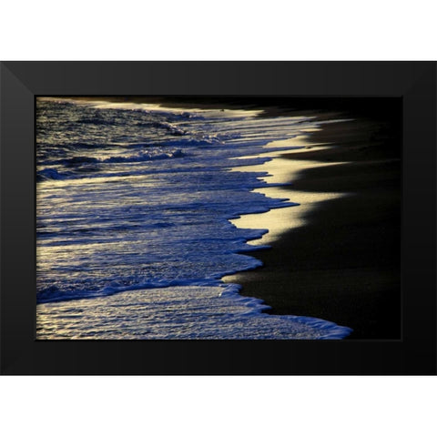 Sunset Enchantment 2 Black Modern Wood Framed Art Print by Rauscher, Michel