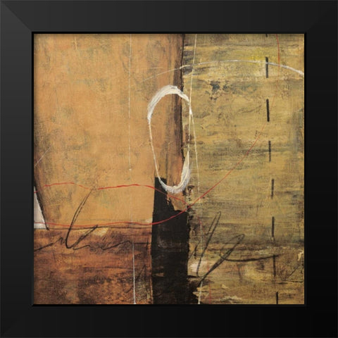 Enfoque X Black Modern Wood Framed Art Print by Villarreal Villarreal, Gabriela