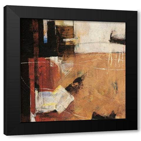 Cadenas XII Black Modern Wood Framed Art Print with Double Matting by Villarreal Villarreal, Gabriela