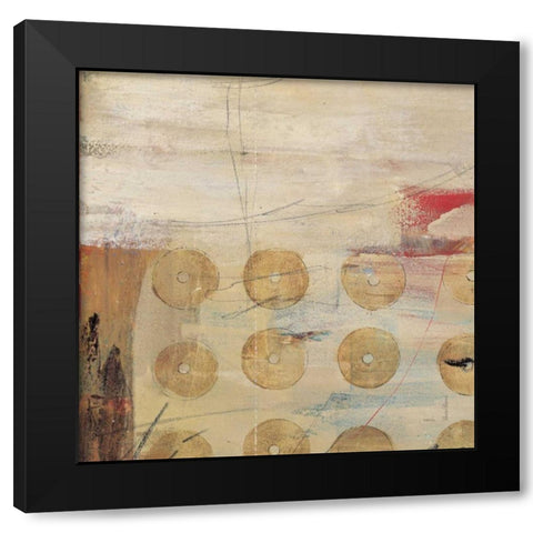 ORBITA 2 Black Modern Wood Framed Art Print by Villarreal Villarreal, Gabriela