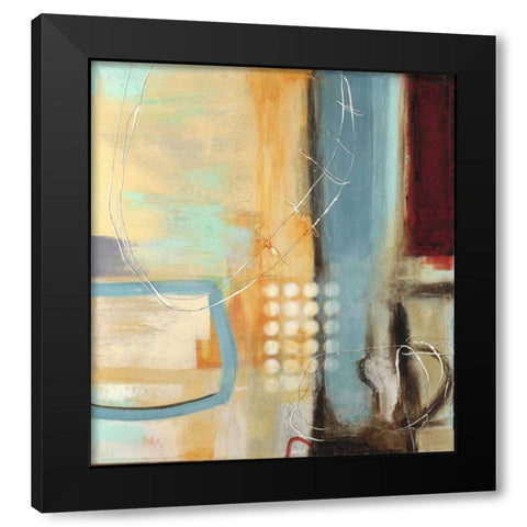 Kinetic Movement Black Modern Wood Framed Art Print with Double Matting by Villarreal Villarreal, Gabriela