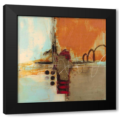 Before Phase Black Modern Wood Framed Art Print by Villarreal Villarreal, Gabriela