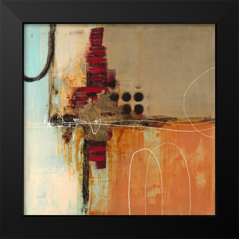 After Phase Black Modern Wood Framed Art Print by Villarreal Villarreal, Gabriela