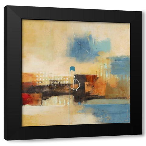 Urban Rhythm Black Modern Wood Framed Art Print with Double Matting by Villarreal Villarreal, Gabriela