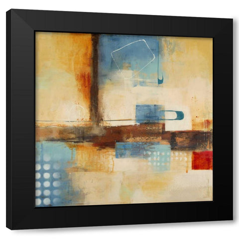Urban Myth Black Modern Wood Framed Art Print by Villarreal Villarreal, Gabriela