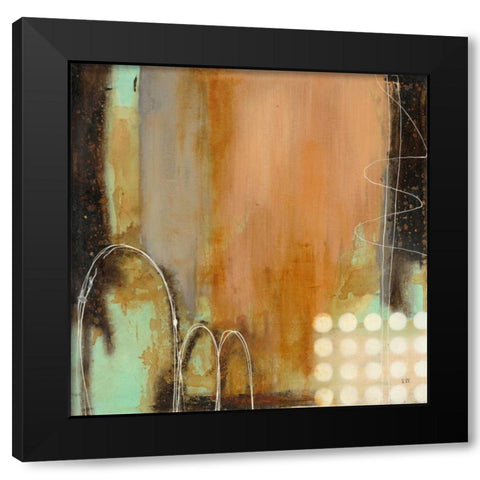 Sheer Pleasure Black Modern Wood Framed Art Print with Double Matting by Villarreal Villarreal, Gabriela