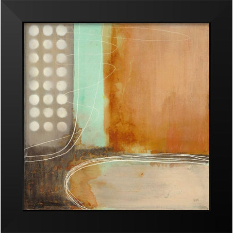 Sheer Happiness Black Modern Wood Framed Art Print by Villarreal Villarreal, Gabriela