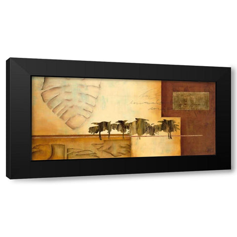 Tropical Impressions Black Modern Wood Framed Art Print with Double Matting by Villarreal Villarreal, Gabriela