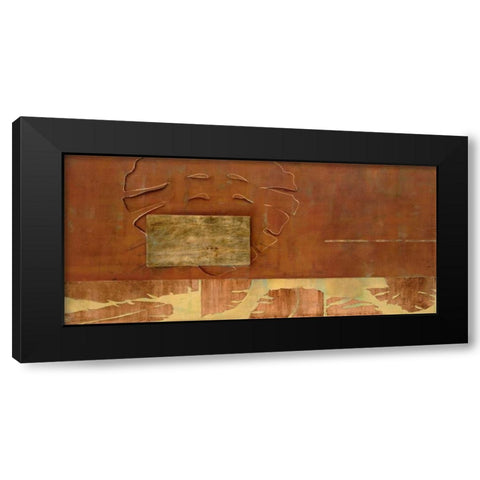 Tropical Story Black Modern Wood Framed Art Print by Villarreal Villarreal, Gabriela