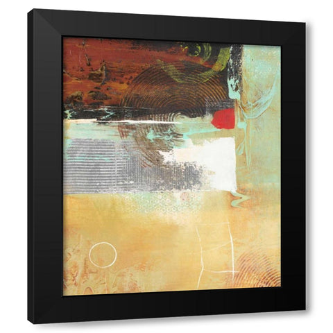 Silver Story 2 Black Modern Wood Framed Art Print with Double Matting by Villarreal Villarreal, Gabriela