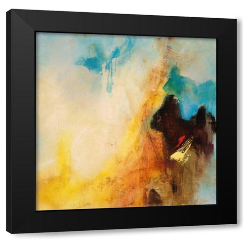 Serena Series 2 Black Modern Wood Framed Art Print with Double Matting by Villarreal Villarreal, Gabriela