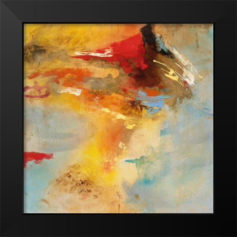 Serena Series 4 Black Modern Wood Framed Art Print by Villarreal Villarreal, Gabriela