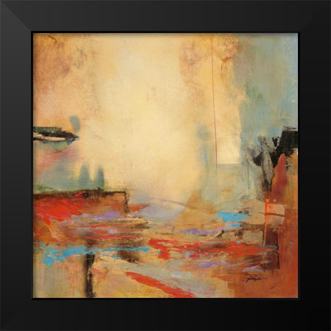 Dusk Story Black Modern Wood Framed Art Print by Villarreal Villarreal, Gabriela
