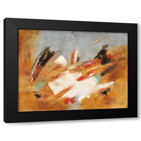 Directions 1 Black Modern Wood Framed Art Print with Double Matting by Villarreal Villarreal, Gabriela