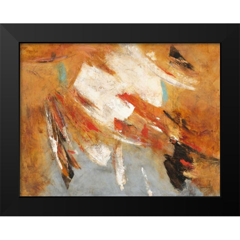 Directions 2 Black Modern Wood Framed Art Print by Villarreal Villarreal, Gabriela