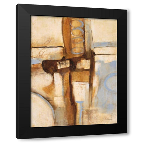 Mid Century 1 Black Modern Wood Framed Art Print with Double Matting by Villarreal Villarreal, Gabriela