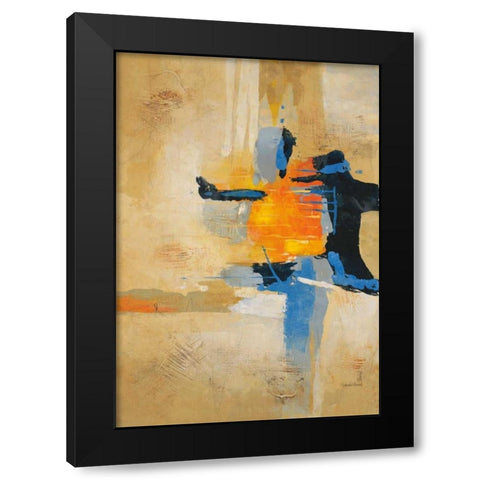 Focused 2 Black Modern Wood Framed Art Print by Villarreal Villarreal, Gabriela