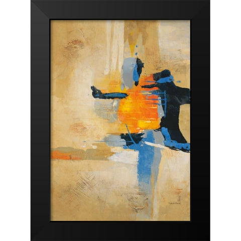 Focused 2 Black Modern Wood Framed Art Print by Villarreal Villarreal, Gabriela