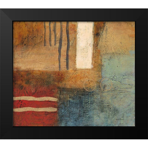 Post Mark 1 Black Modern Wood Framed Art Print by Villarreal Villarreal, Gabriela