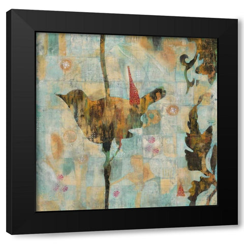 Aviary Purch Black Modern Wood Framed Art Print with Double Matting by Villarreal Villarreal, Gabriela