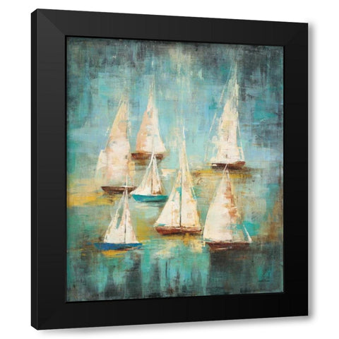 Sail Away 1 Black Modern Wood Framed Art Print with Double Matting by Villarreal