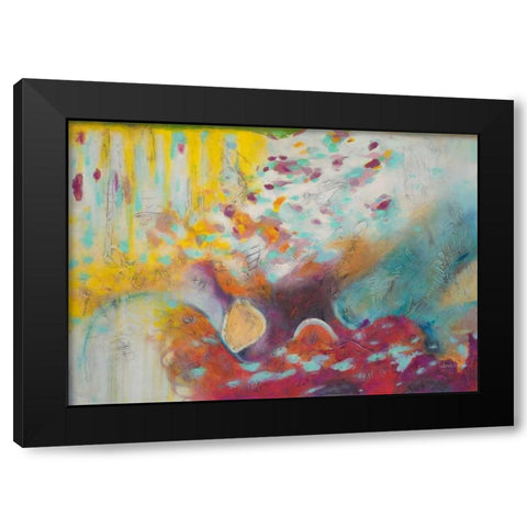 Ray of Light Black Modern Wood Framed Art Print by Villarreal Villarreal, Gabriela