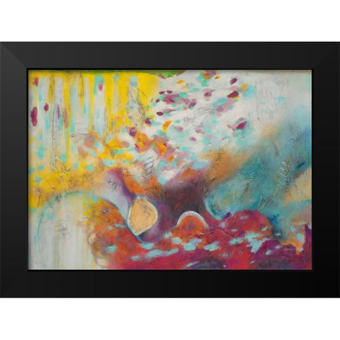 Ray of Light Black Modern Wood Framed Art Print by Villarreal Villarreal, Gabriela