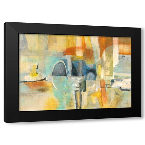 Todays Dream Black Modern Wood Framed Art Print by Villarreal Villarreal, Gabriela