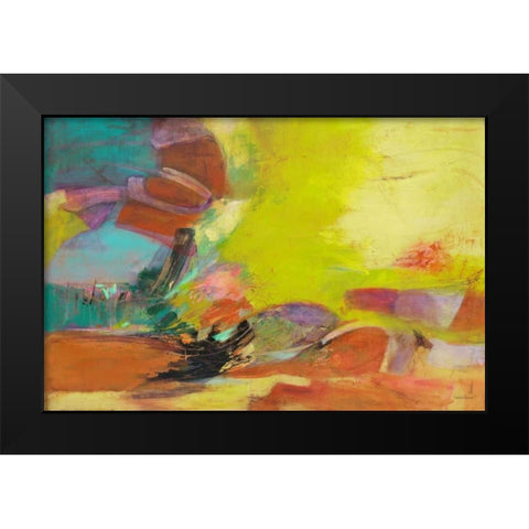 La Inspiracion Black Modern Wood Framed Art Print by Villarreal Villarreal, Gabriela