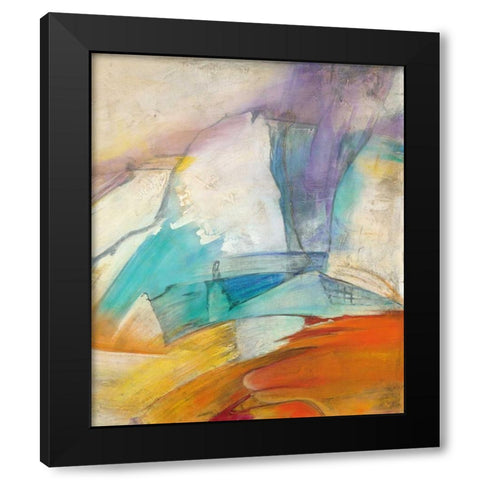 Shifting Landscape Detail Black Modern Wood Framed Art Print with Double Matting by Villarreal Villarreal, Gabriela