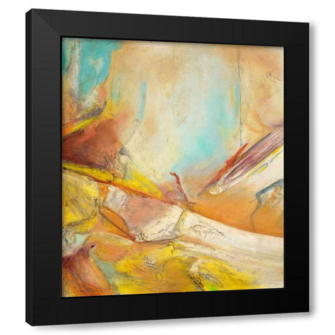 Shifting Slope Black Modern Wood Framed Art Print with Double Matting by Villarreal Villarreal, Gabriela