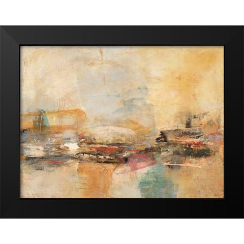 Air and Water 2 Black Modern Wood Framed Art Print by Villarreal Villarreal, Gabriela