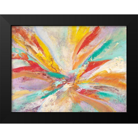 Pure Joy Black Modern Wood Framed Art Print by Villarreal Villarreal, Gabriela