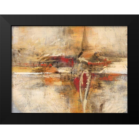 Cross Purpose Black Modern Wood Framed Art Print by Villarreal Villarreal, Gabriela