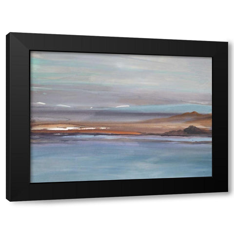 Sea to Sky 1 Black Modern Wood Framed Art Print by Gold, Lora