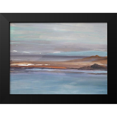 Sea to Sky 1 Black Modern Wood Framed Art Print by Gold, Lora