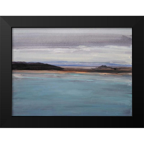 Sea to Sky 2 Black Modern Wood Framed Art Print by Gold, Lora
