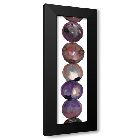 Circular Waters 1 Black Modern Wood Framed Art Print by Gold, Lora