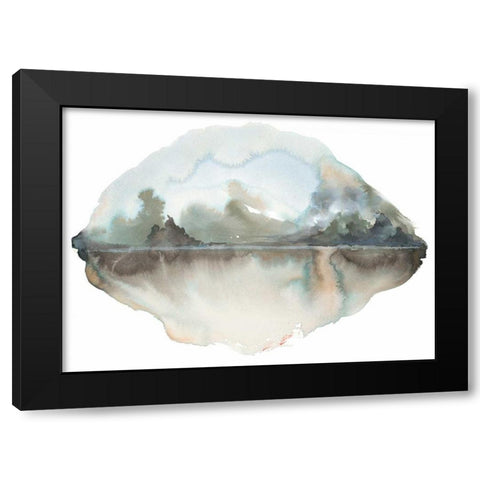 Dreamy Landscape Black Modern Wood Framed Art Print by Gold, Lora