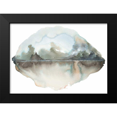 Dreamy Landscape Black Modern Wood Framed Art Print by Gold, Lora