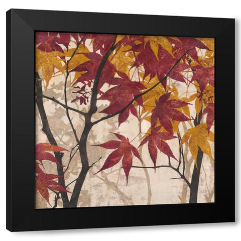 Maple Story 1 Black Modern Wood Framed Art Print by Pluch, Melissa
