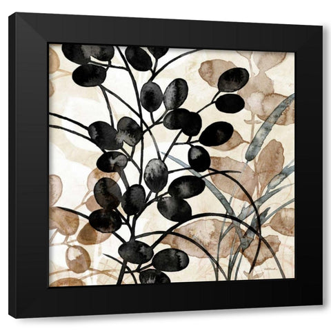Natural Botanical 4 Black Modern Wood Framed Art Print by Pluch, Melissa