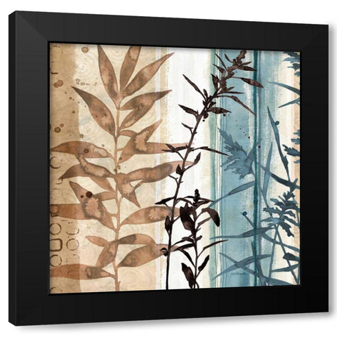 Watermark Branches Black Modern Wood Framed Art Print by Pluch, Melissa