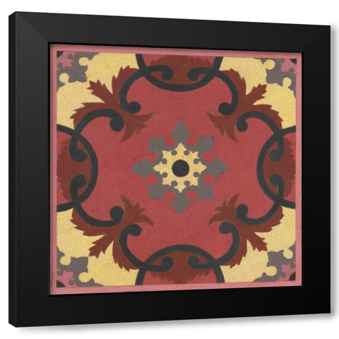 Global Scroll  Black Modern Wood Framed Art Print by Smith, Hope