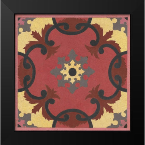 Global Scroll  Black Modern Wood Framed Art Print by Smith, Hope