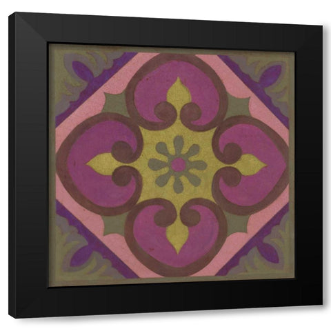 Global Clover Black Modern Wood Framed Art Print by Smith, Hope