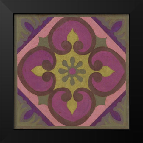 Global Clover Black Modern Wood Framed Art Print by Smith, Hope