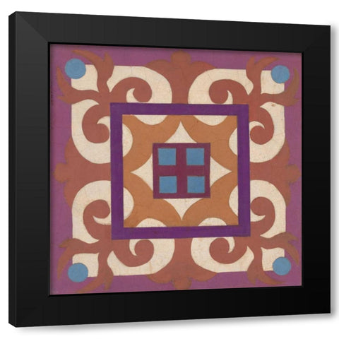 Global Square Black Modern Wood Framed Art Print by Smith, Hope